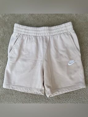 Nike Sz L Women's Tan Cotton Blend Shorts